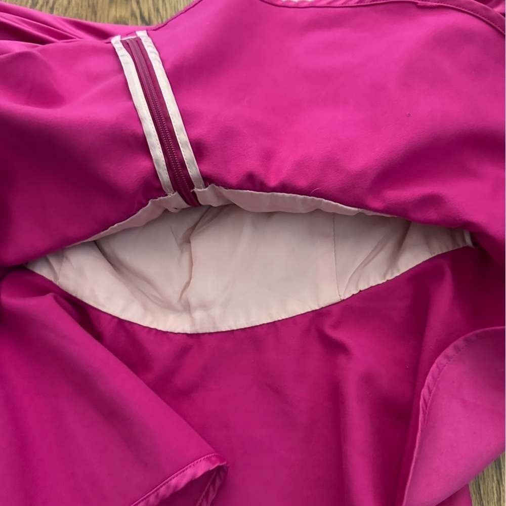 AMUR magenta Eman Off-Shoulder peplum lined party sexy Blouse size 12 - Picture 8 of 12